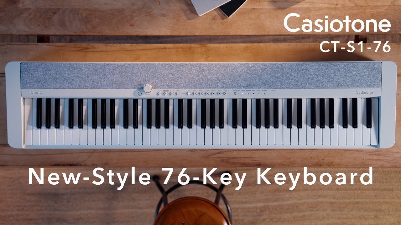 カシオ計算機 CT-S1-76WE キーボード Casiotone 76鍵盤 ホワイト