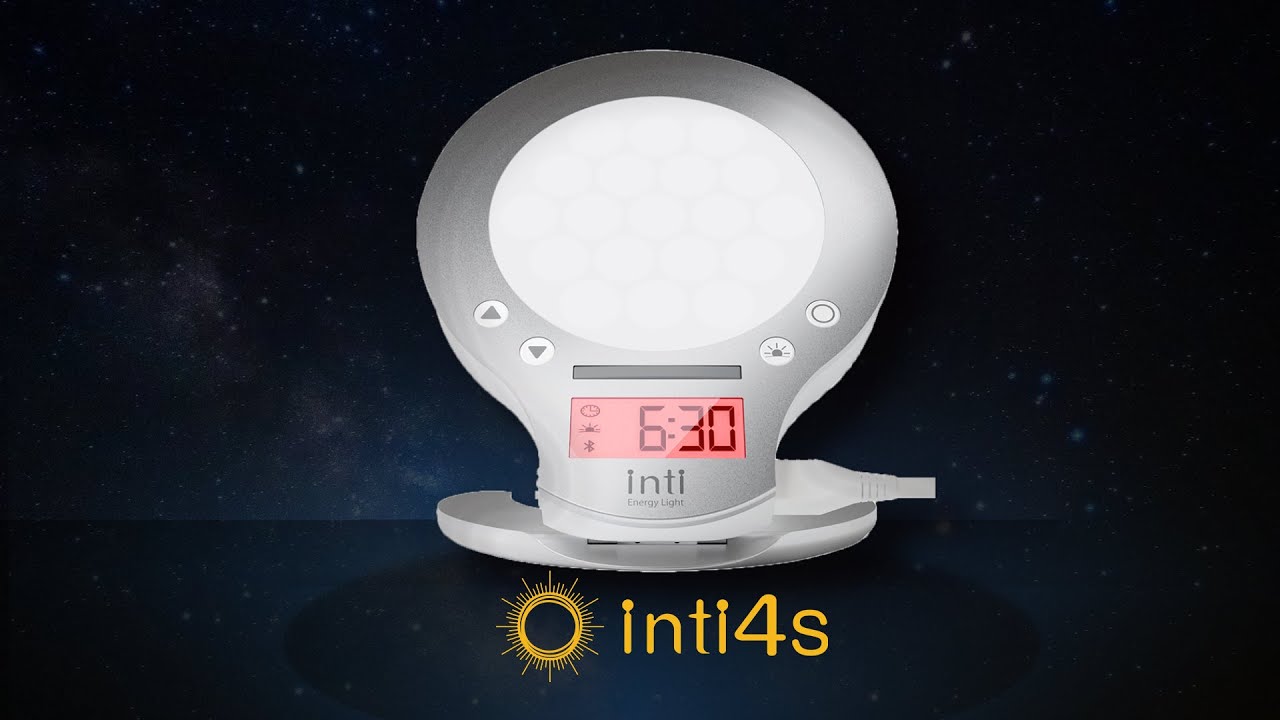 未使用 inti4s 光で起きる目覚まし時計 inti Energy Light Amazon.co