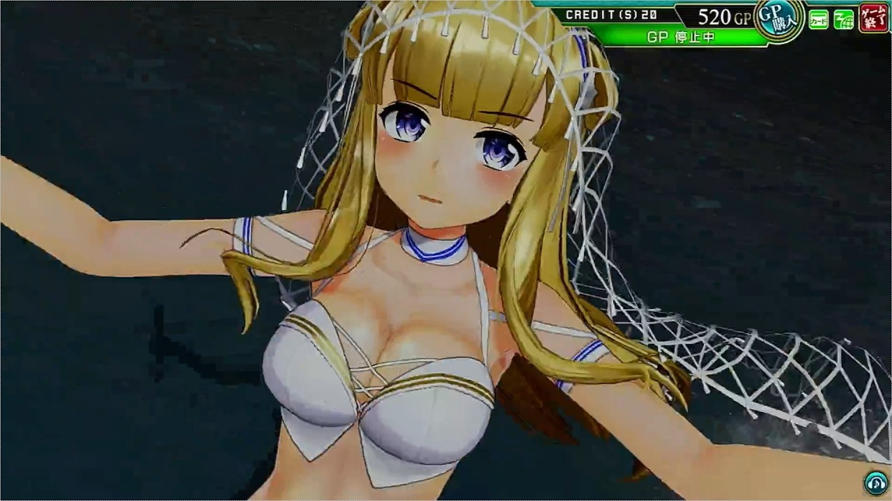 艦これ アーケード フレッチャー ダブステ 改中破 水着mode 雷↑運