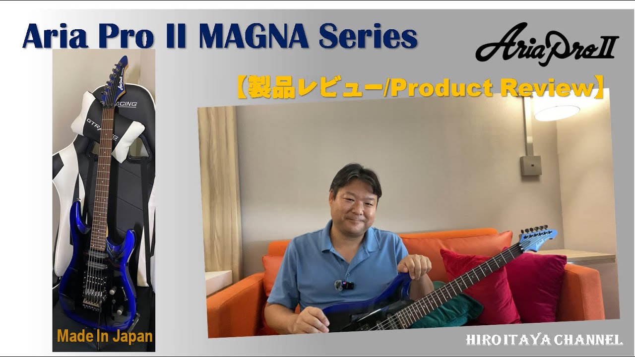 最終価格Aria Pro II MAGNAシリーズ エレキギターピック ケース付 最終