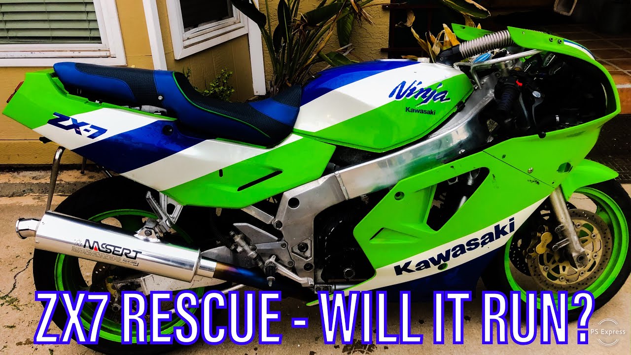 1990 Kawasaki ZX-7 H2 Rescue - Will It Run?? - YouTube