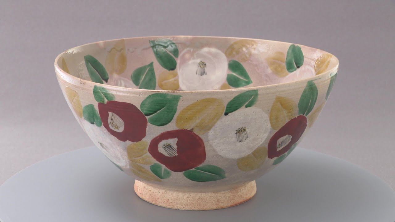 北大路魯山人《紅白椿鉢》c.1938-40年 - YouTube