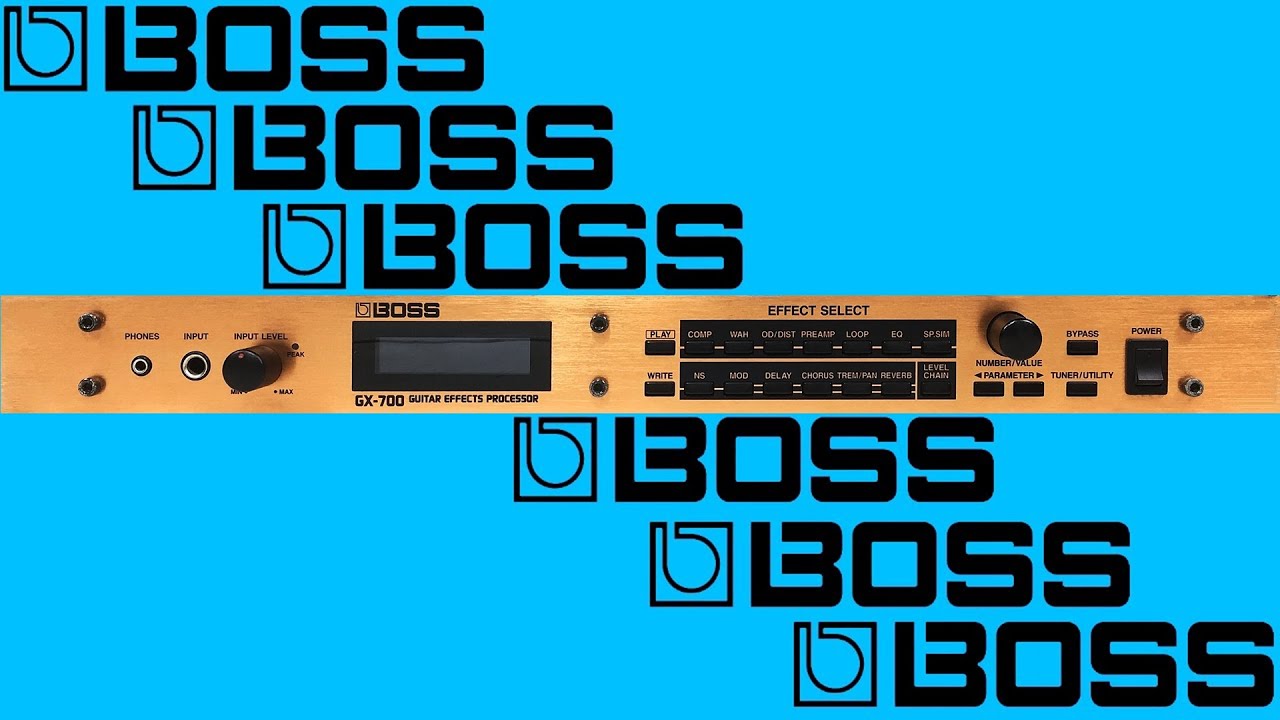 2 - Boss GX700 - Patches do 21 ao 40 - YouTube