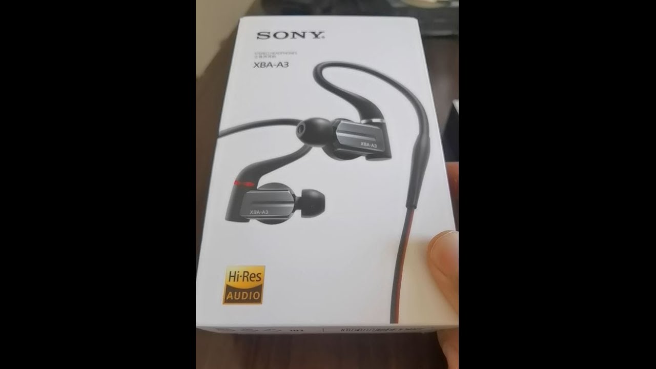 Sony XBA-A3 IEM & Sony StarQuad iem cable - YouTube