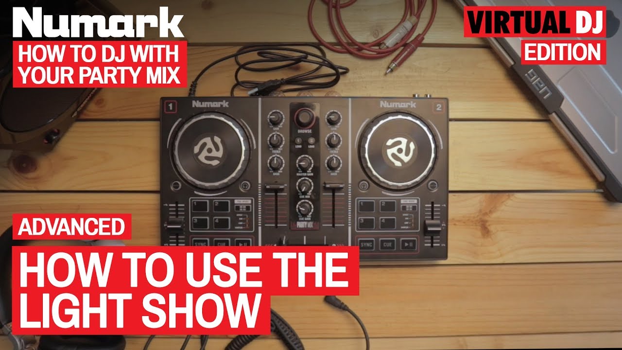 How To Use The Light Show - How To DJ With Your Numark Party Mix