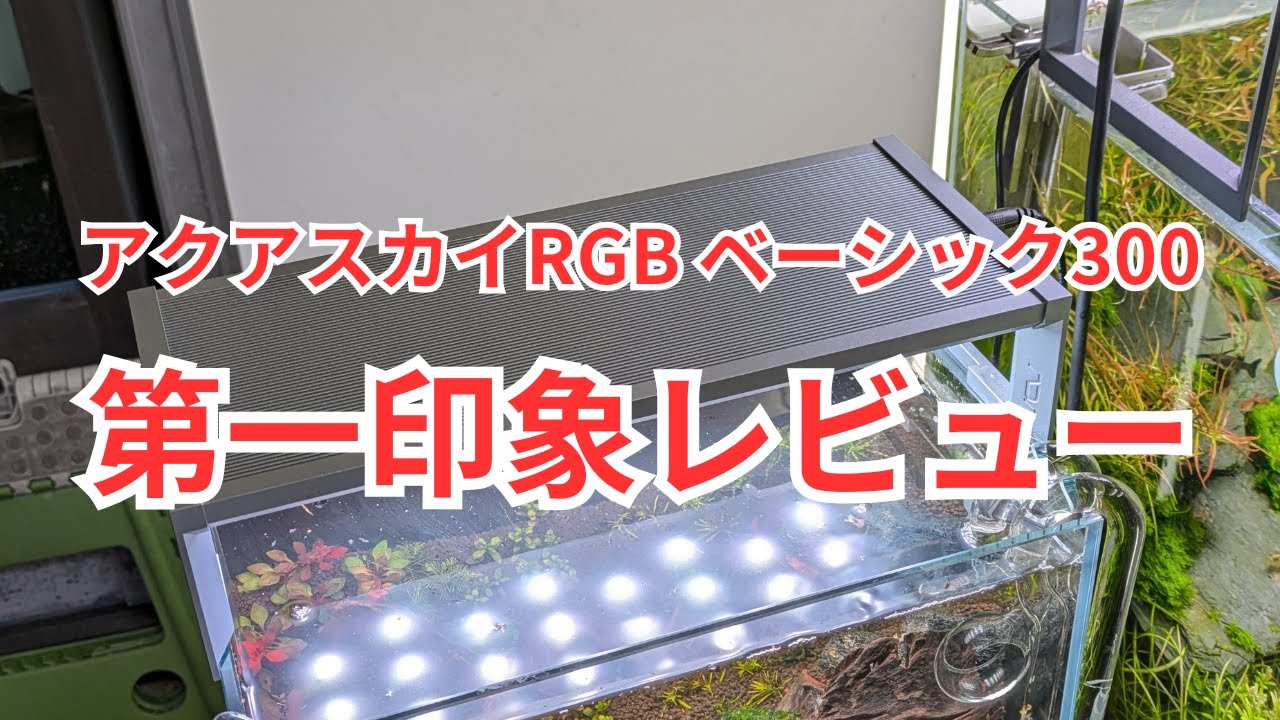 AquaSky RGB Basic 300 first impression review! - YouTube