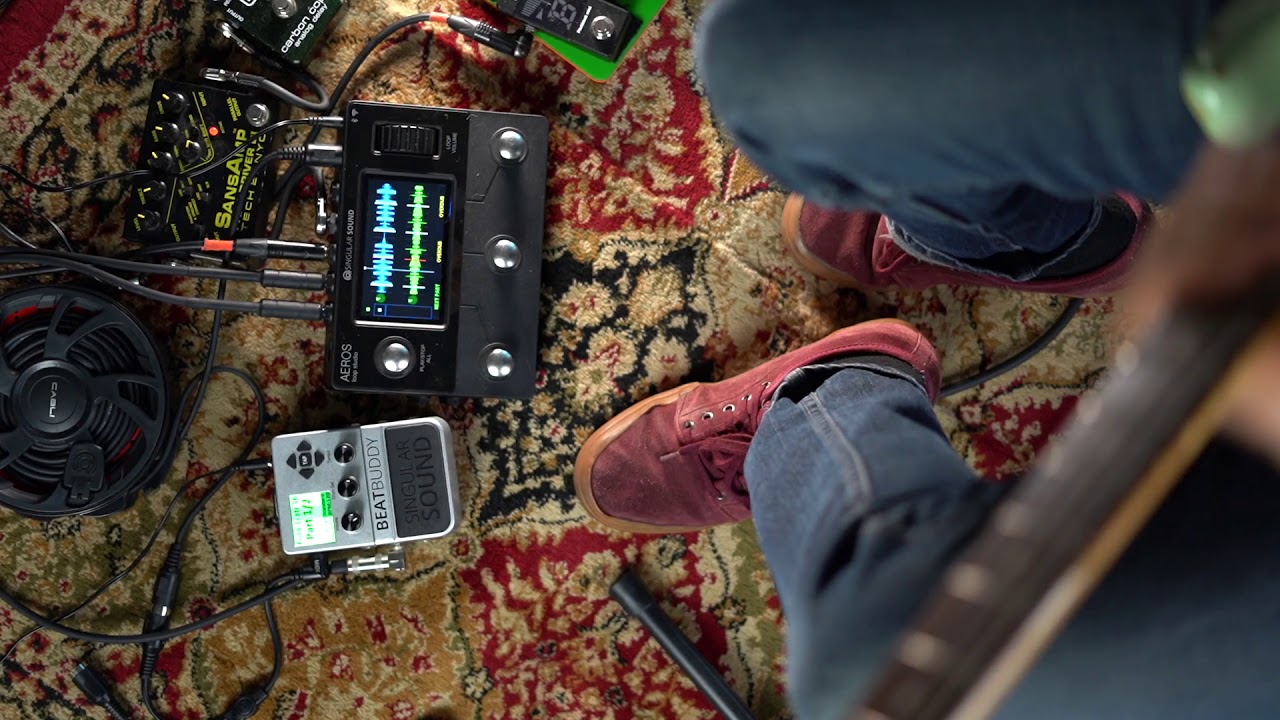 AEROS + BeatBuddy 2x2 Mode Blues Loop Performance Jam featuring