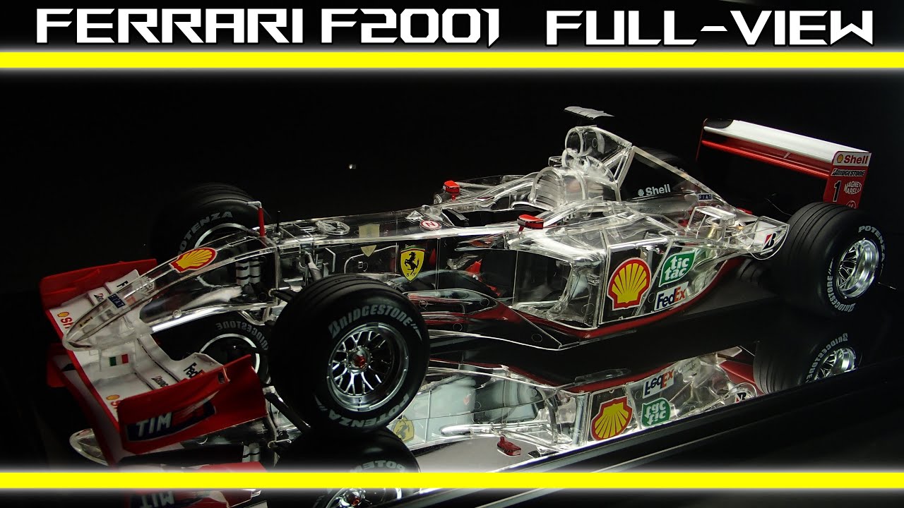 Ferrari F2001 FULL-VIEW / TAMIYA 1/20 / Scale Model Building / F1
