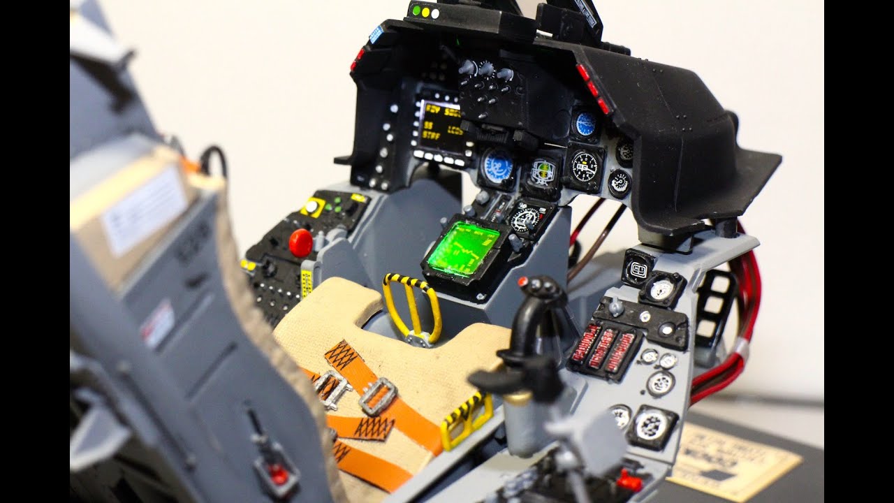 ESCI F-16 コックピット 1/12 プラモデル 完成品 ESCI 1/12 Scale F-16