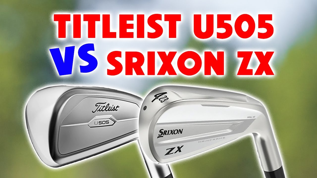 Titleist U505 vs Srixon ZX Review - YouTube