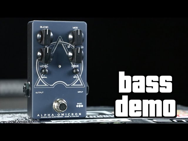 Darkglass Alpha Omicron Bass Demo - YouTube