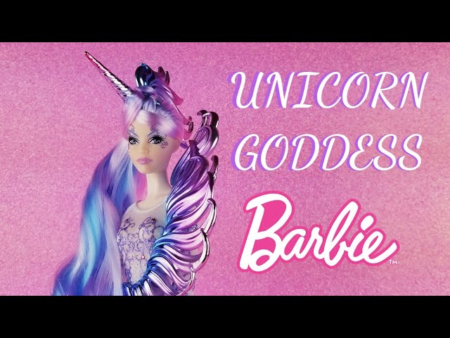 UNICORN GODDESS BARBIE DOLL REVIEW 🦄 - YouTube