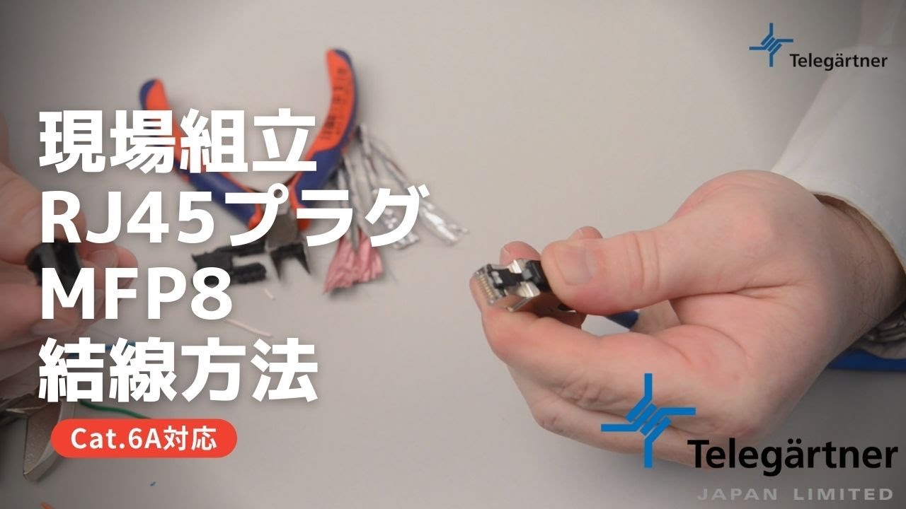 RJ45シールドプラグ【MFP8シリーズ】 | 日本テレガートナー株式会社