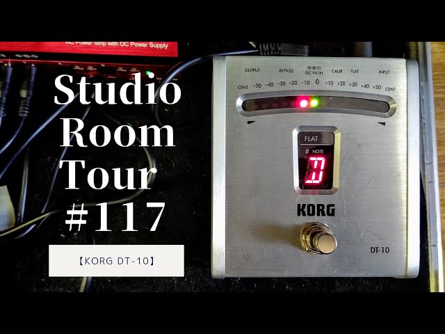 最強チューナーはやはりコレ！KORG DT-10【Studio room tour#117