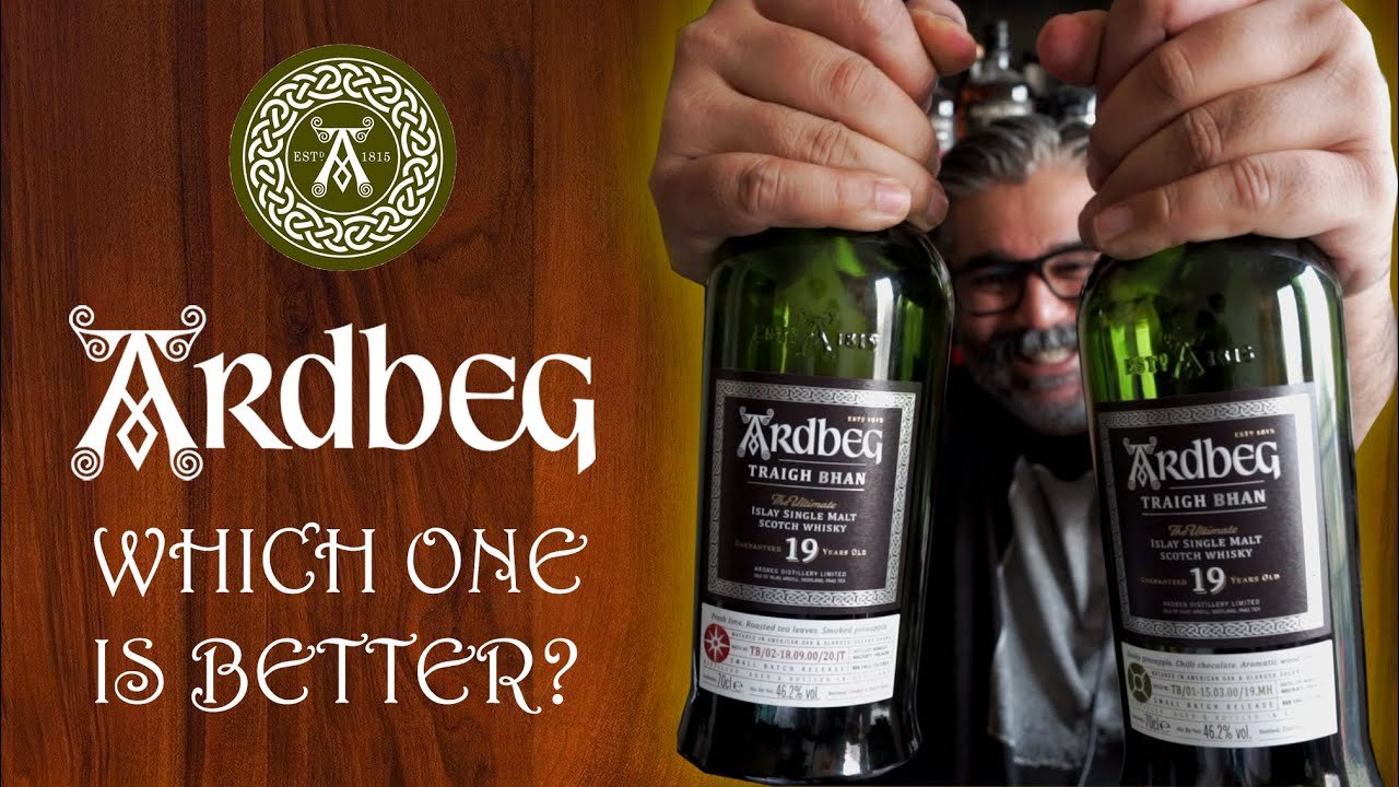 ARDBEG 19 Traigh Bhan - Batch 1 vs Batch 2 【未開封】Ardbeg Traigh
