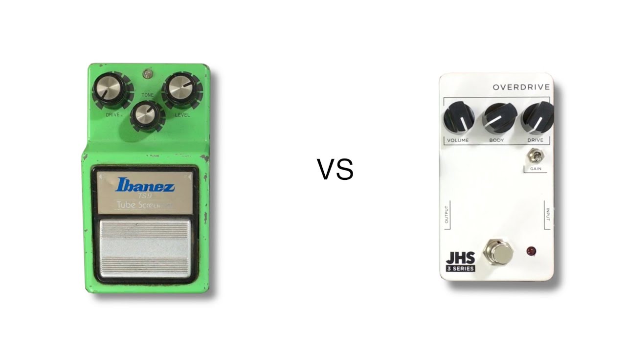 1983 Ibanez TS9 vs JHS 3 Series Overdrive - YouTube