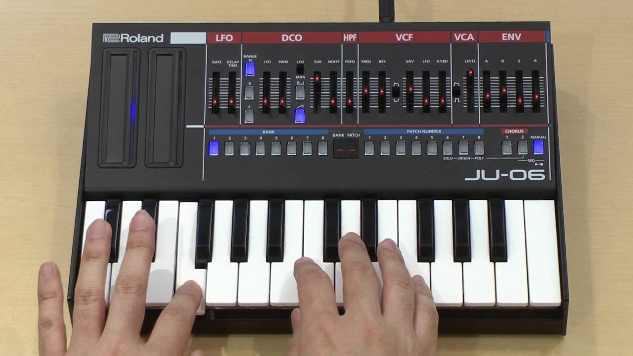 Roland JU-06 - YouTube