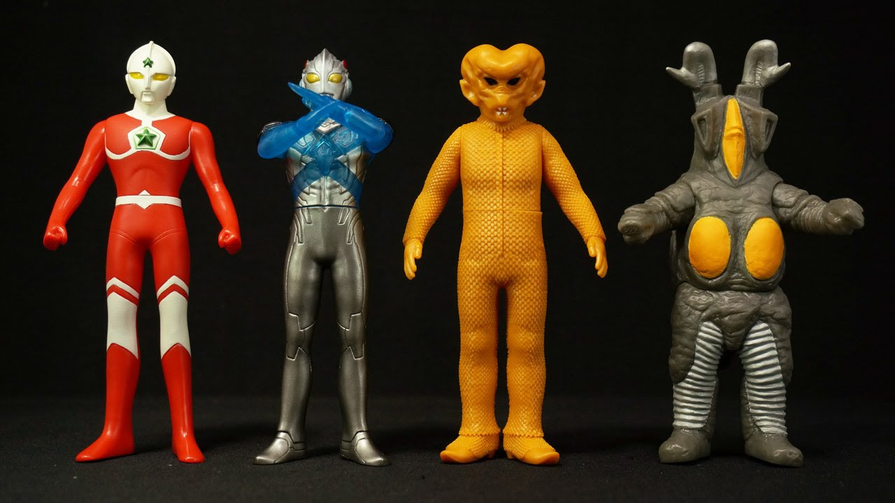 ソフビ☆ガシャポン ウルトラ怪獣500 第2弾 全4種 未開封☆ ゼットン
