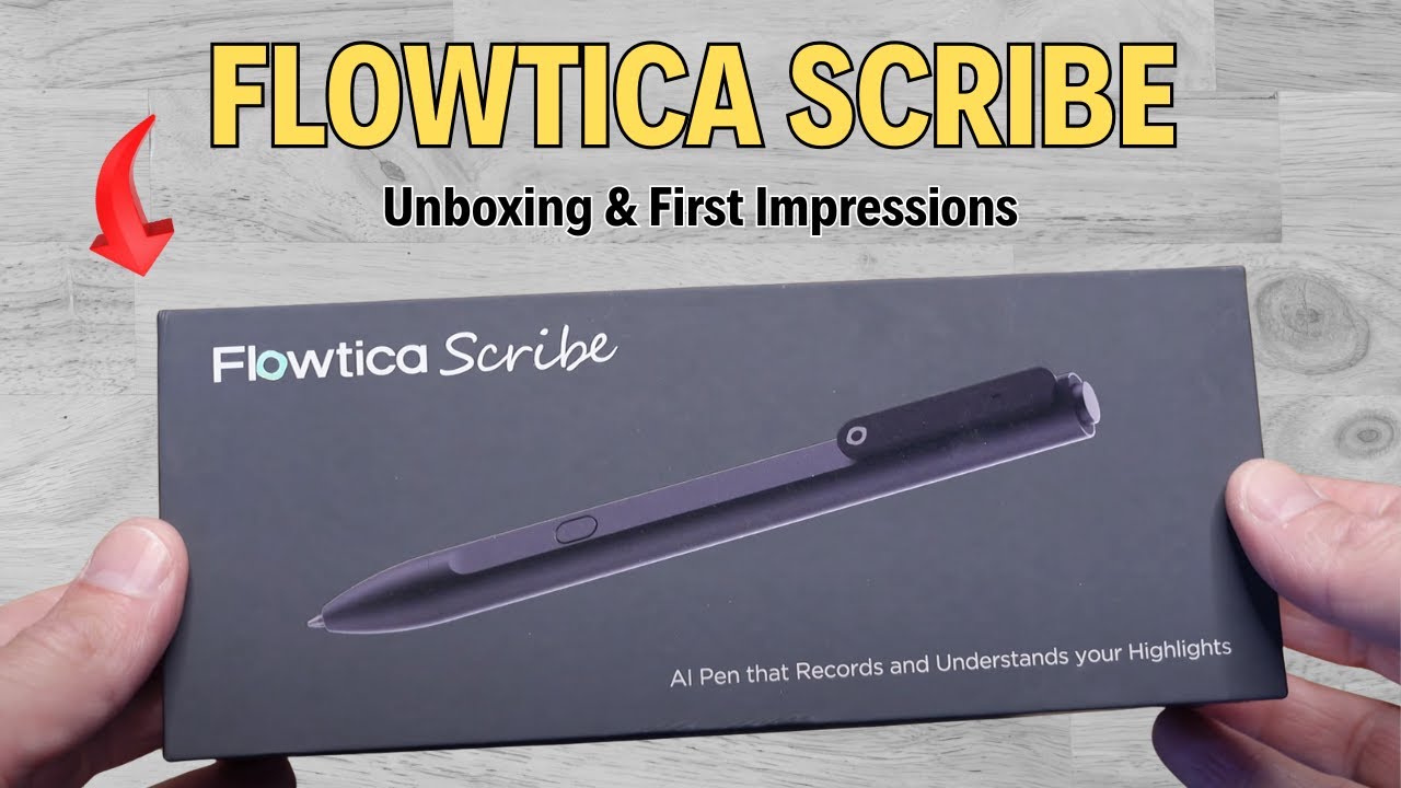 Flowtica Scribe Unboxing & First Impressions | Smart AI Pen with