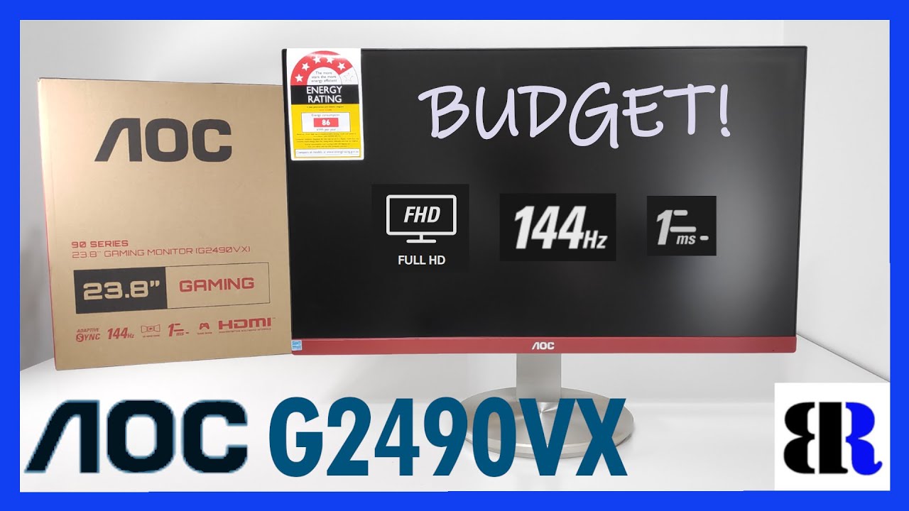 AOC G2490VX 144 Hz Gaming Monitor | Budget Gaming Monitor - YouTube