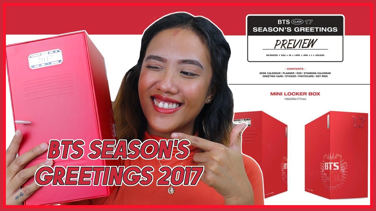 UNBOXING: BTS SEASON'S GREETINGS 2017 - YouTube