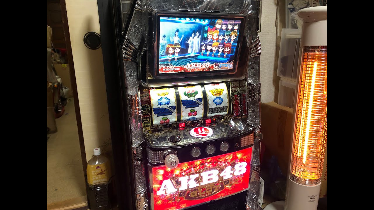 ぱちスロAKB48』を打つミッドナイト feat でぶすちゃん（実機解説担当