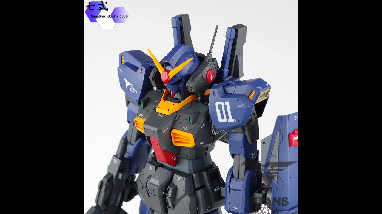 ガンプラ全塗装シリーズ：MGガンダムMk-II ver.2.0 ティターンズ - YouTube