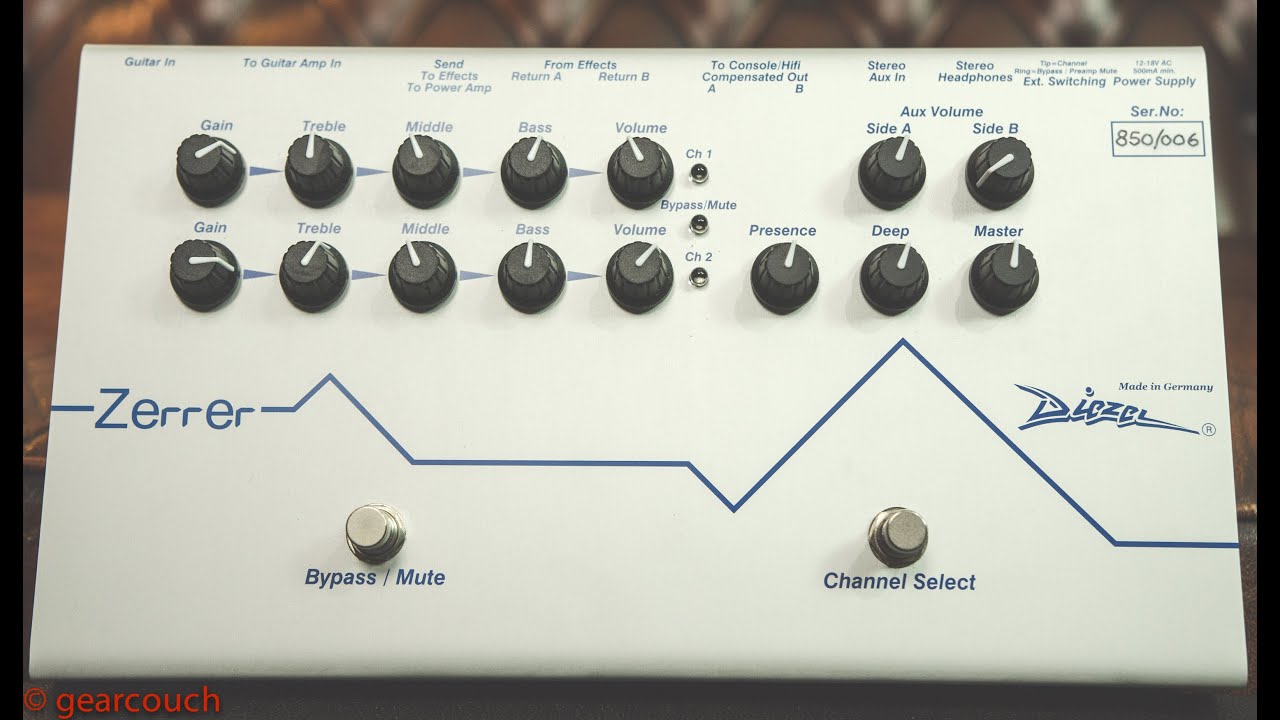 Diezel｜Zerrer Preamp | モリダイラ楽器