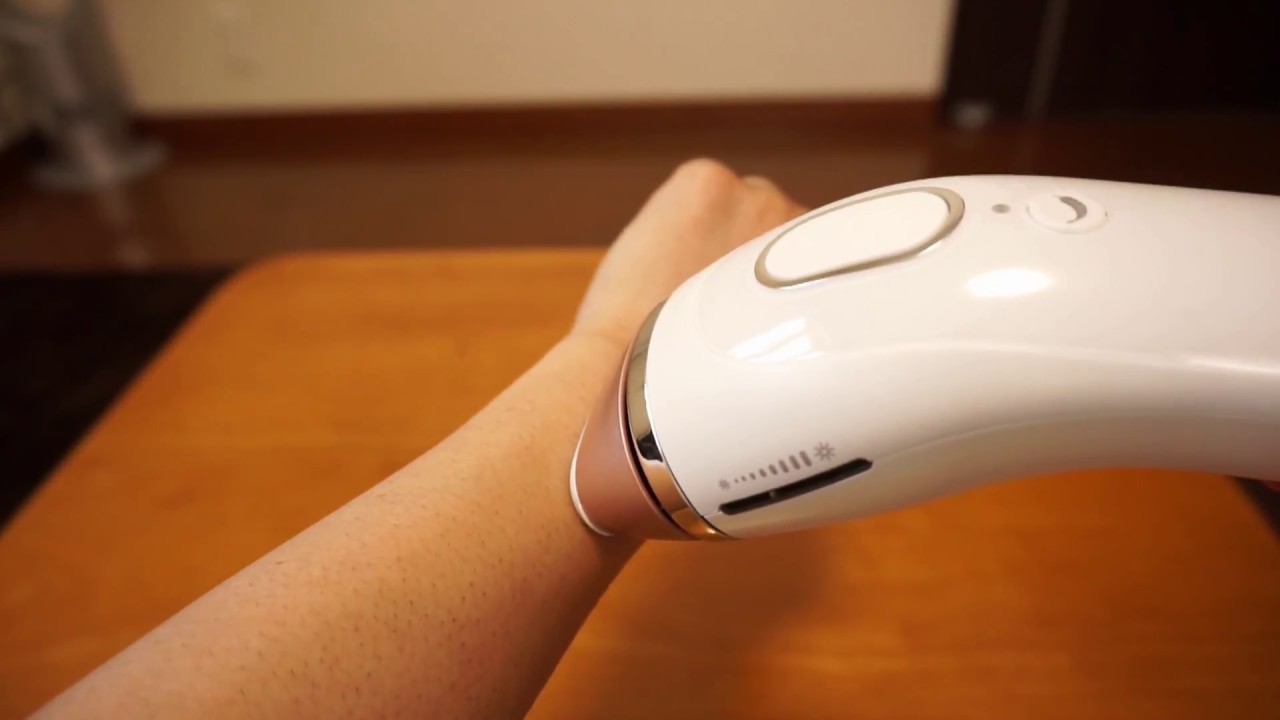 ブラウン 光脱毛器 シルクエキスパート BD-5001を利用して一週間後の毛