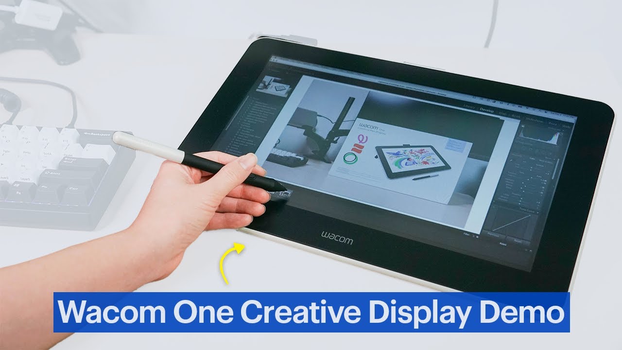 Wacom One Creative Pen Display Tablet Demonstration - YouTube
