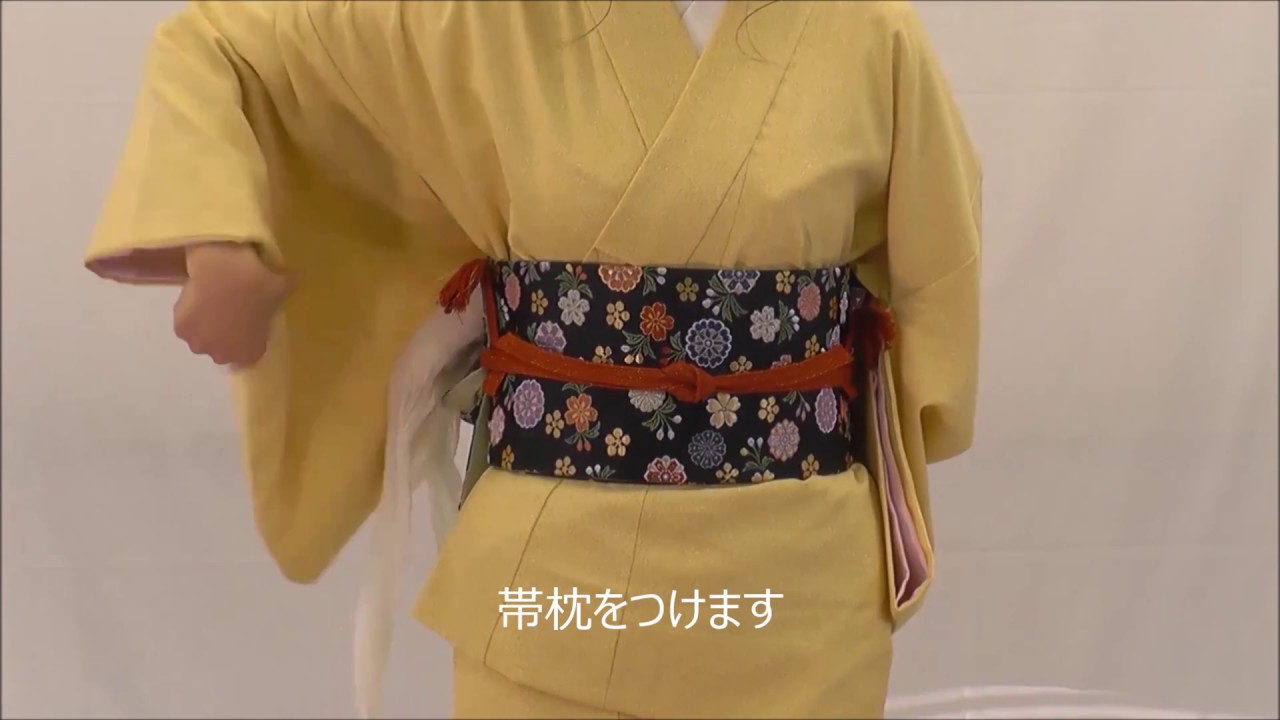 セパレート着物と二部式帯の着方つけ方 フルバージョン - YouTube