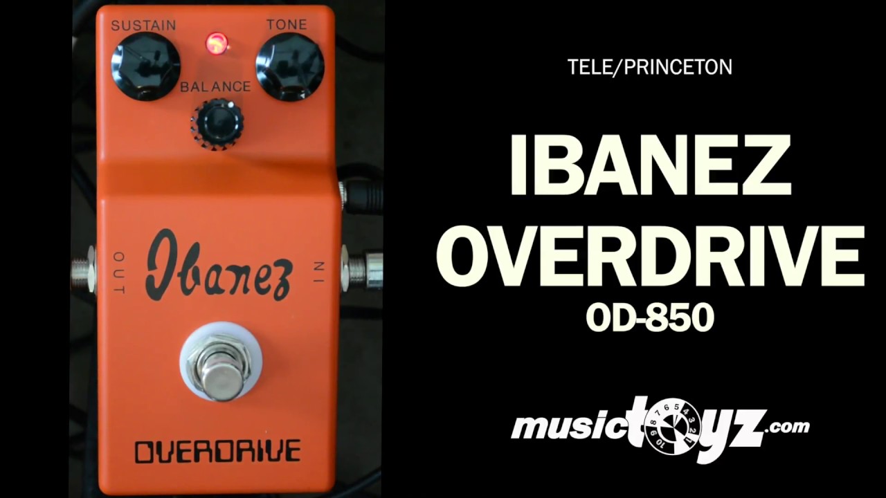 Ibanez Overdrive 850 Guitar Pedal - YouTube