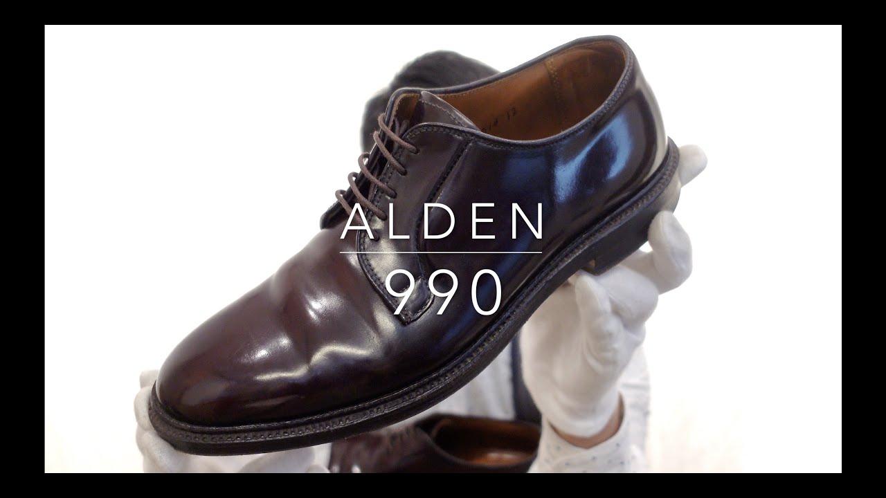 オールデン990 ブレーントゥバーガンディーサイズ7/2 D