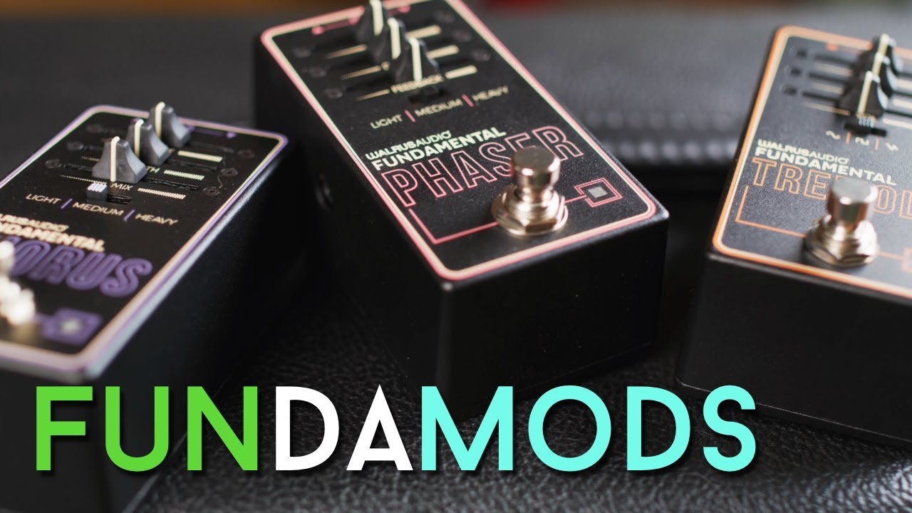 DUDE the PHASER! Walrus Audio Fundamental Modulation Pedals