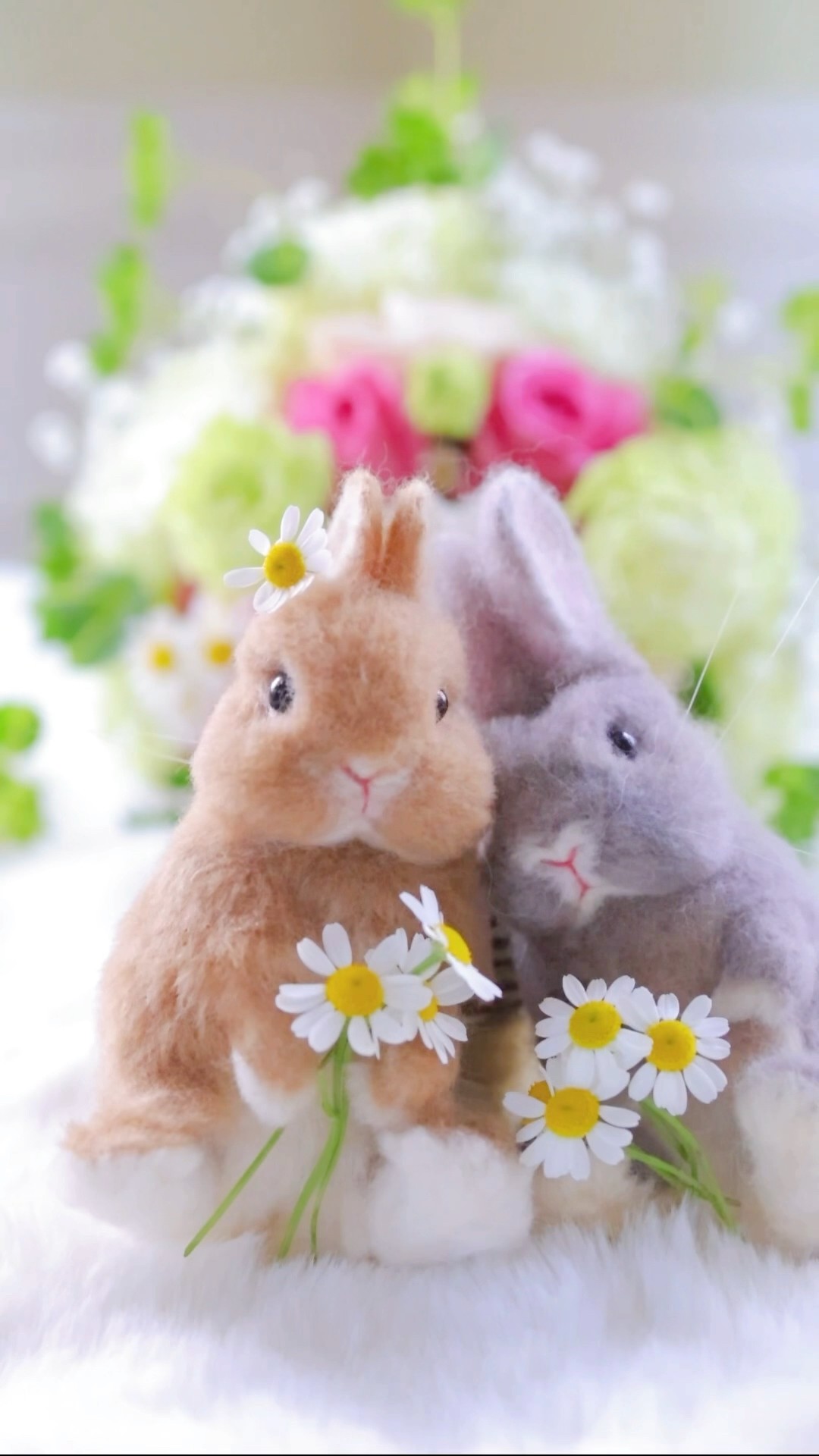 ☆様 うさぎ 羊毛フェルト額縁入り 【公式通販】