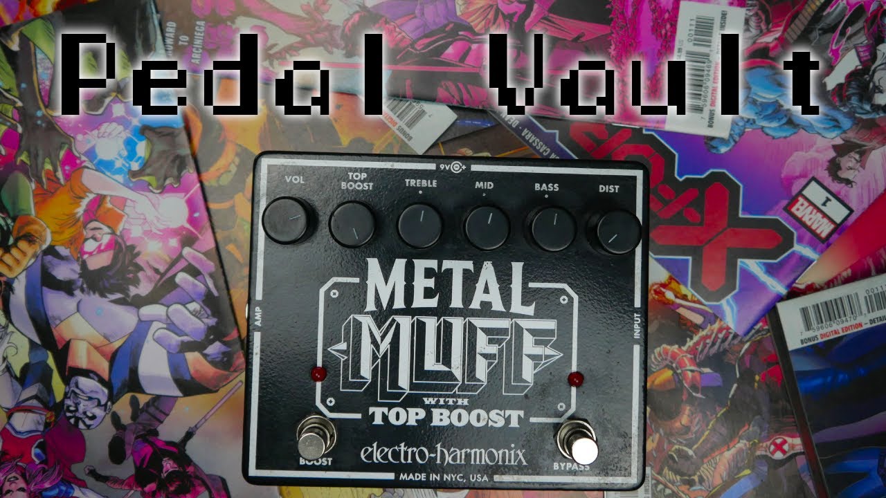 Pedal Vault – Electro Harmonix EHX Metal Muff with Top Boost