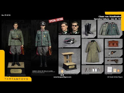 UNBOXING Facepoolfigure 1/6 Claus von Stauffenberg, Operation