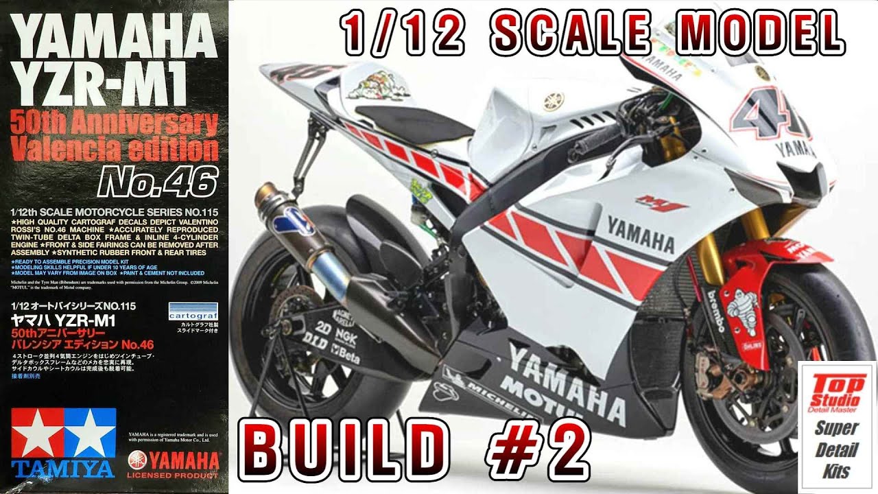 1/12 TAMIYA YAMAHA YZR-M1 2005 VR46 rossi 50th Anniversary
