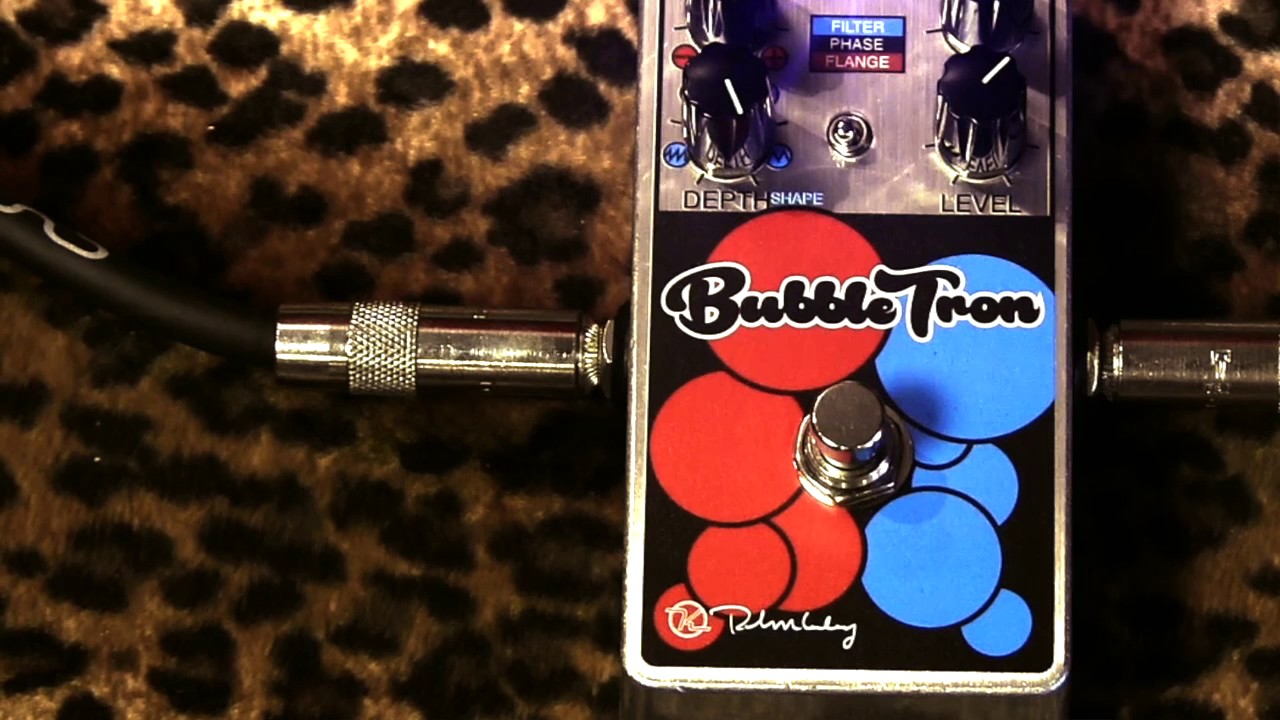 Keeley BubbleTron funky filter phase flanger modulation pedal of