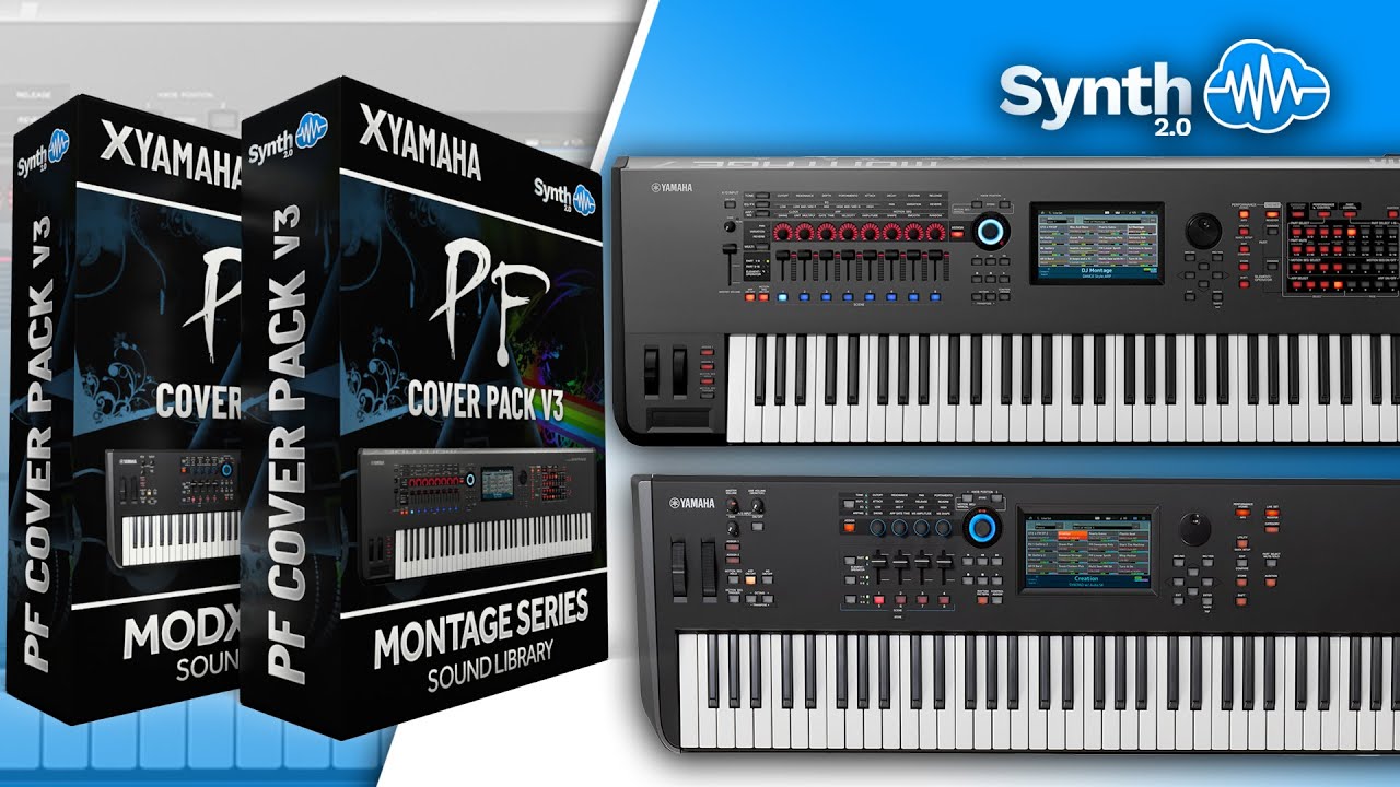 PF COVER PACK V2 | PINK FLOYD SOUND BANK | YAMAHA MOTIF XS XF ES