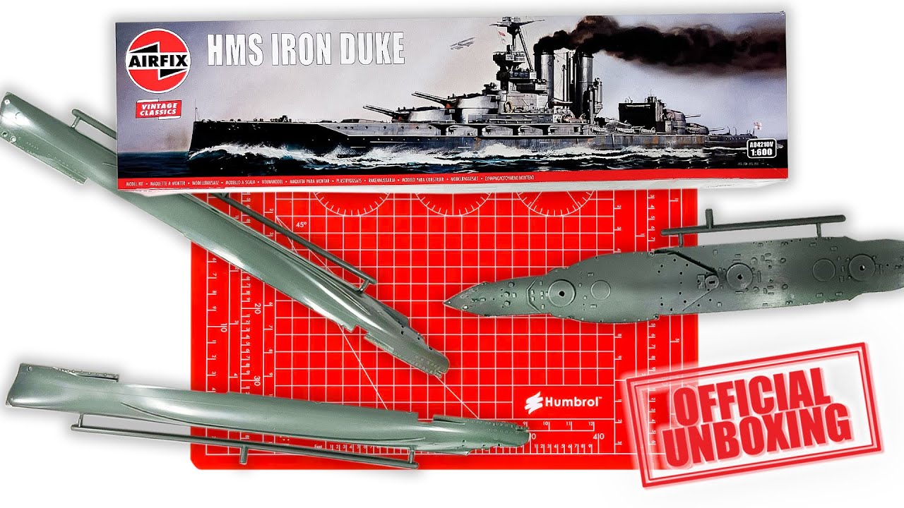 Official Unboxing Airfix: HMS Iron Duke (A04210V) - YouTube