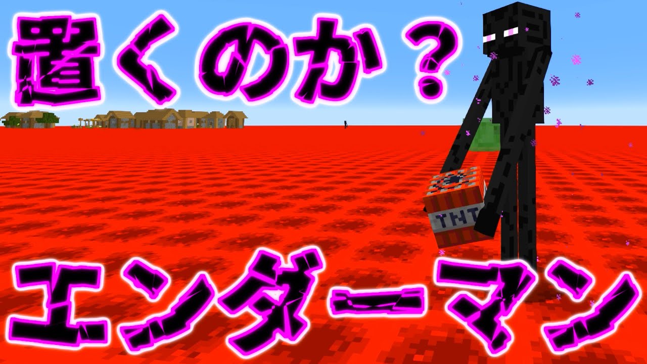 マイクラ] TNTとレッドストーンとエンダーマン：ワールドカスタマイズ