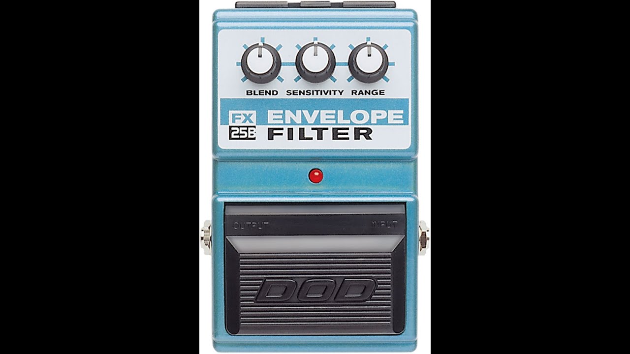 DOD Envelope Filter FX25b vs FX25 - YouTube