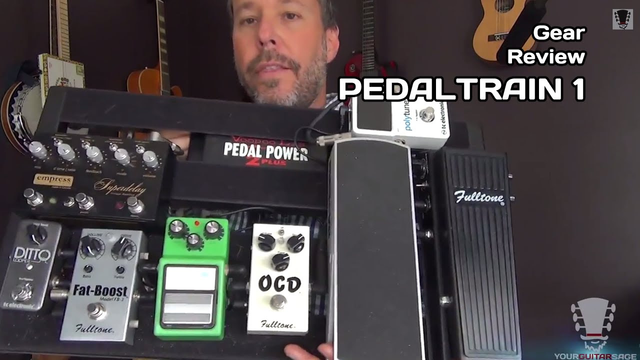Pedaltrain 1 - Electric Guitar Pedalboard - Gear Review - YouTube