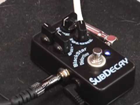 SubDecay BLACKSTAR DISTORTION guitar effects pedal demo with SG