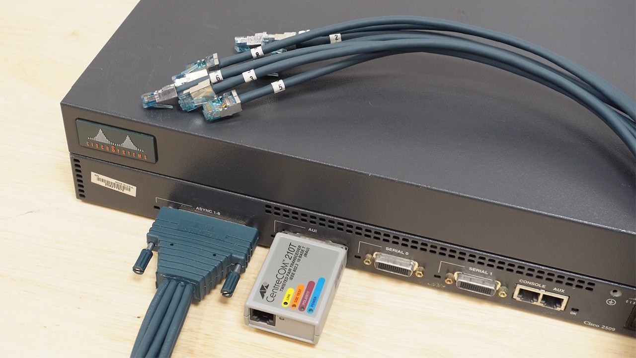 1m Cisco Octal Async Cable For 2509 2511 2600 NM-16A NM-32A CISCO