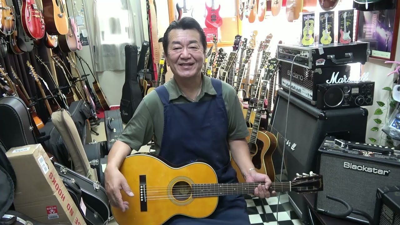 VINTAGE VN-00 ダブルオー パーラーギター ニューヨーカータイプ