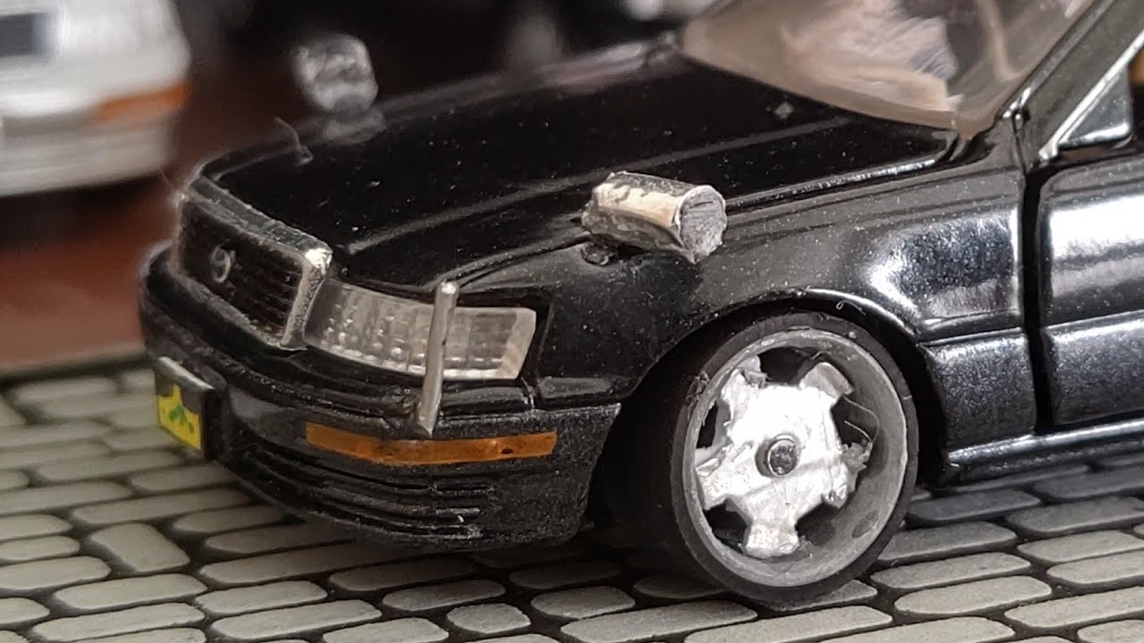 ホットウィールカスタム スバル BRZ パンデム 深リム イエロー トミカ