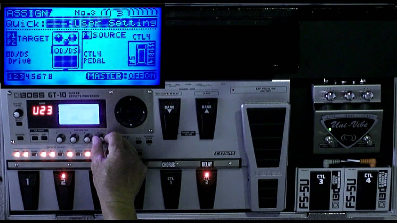Glenn DeLaune - Boss GT-10 Tips & Tricks Tutorial - YouTube