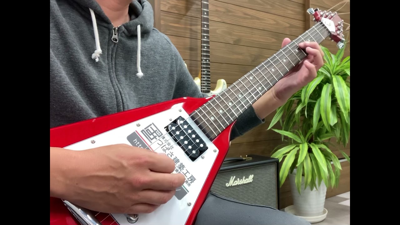 My new gear♪プレイテック格安フライングV! - YouTube